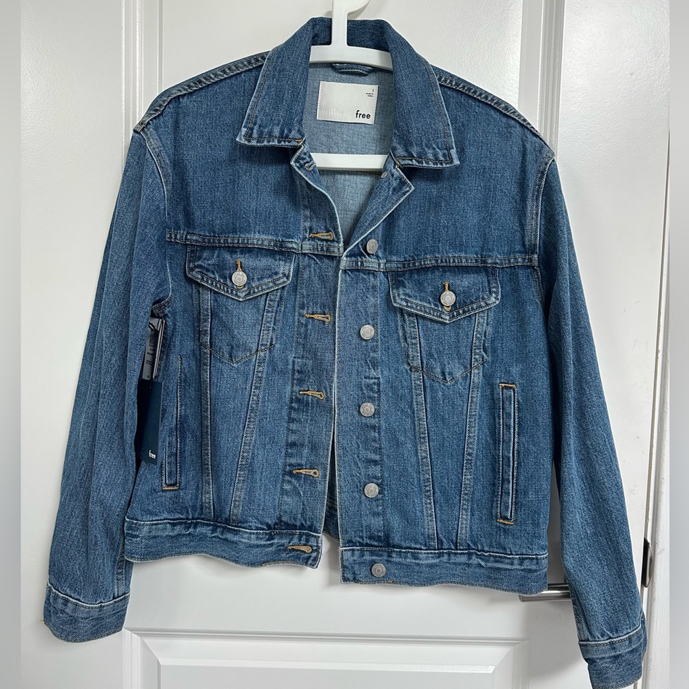 Aritiza Wilfred Free Blue Denim Jacket
